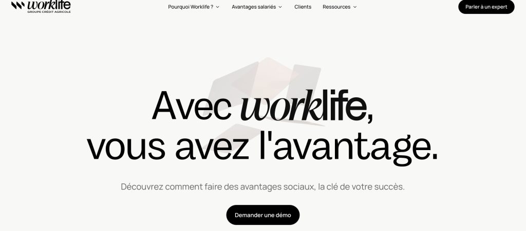 plateforme avantages salariés de Worklife