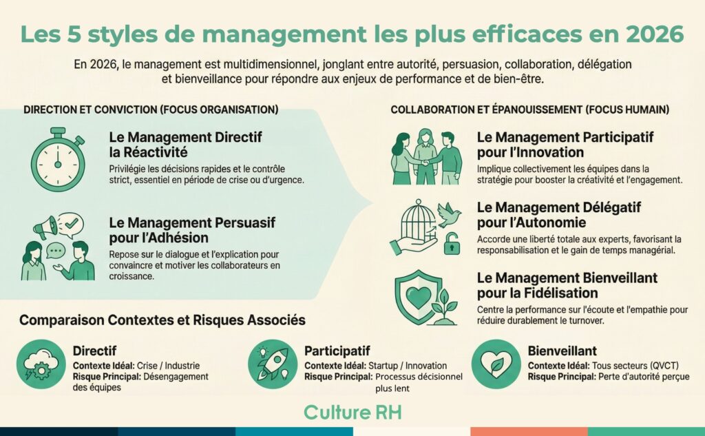 infographie styles management