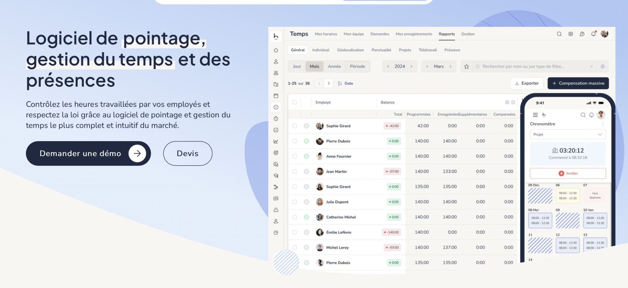 Gestion du Temps de Travail : les 12 meilleurs logiciels en 2026