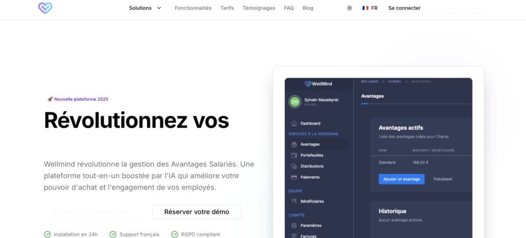 logiciel de gestion des avnatges salariés
