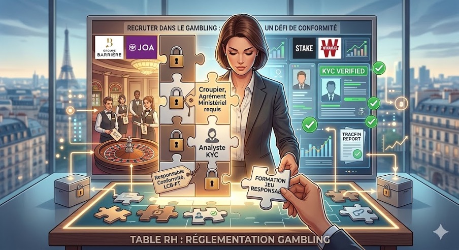 recrutement dans secteur des casinos